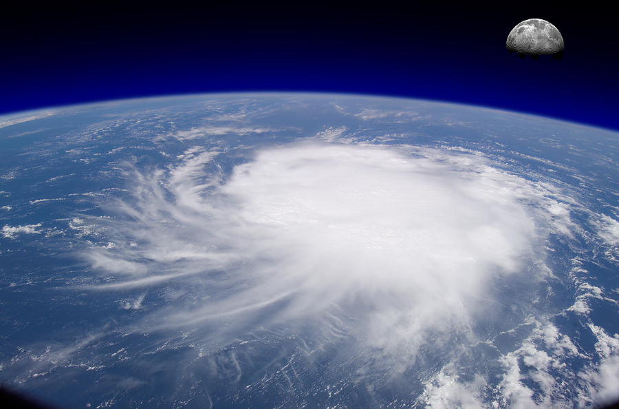 hurricane from space