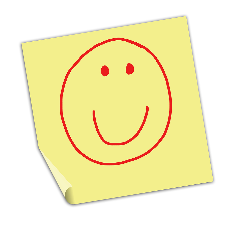 notepad smiley face