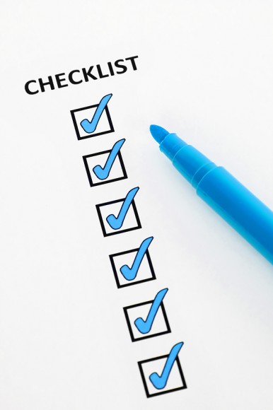 agency checklist