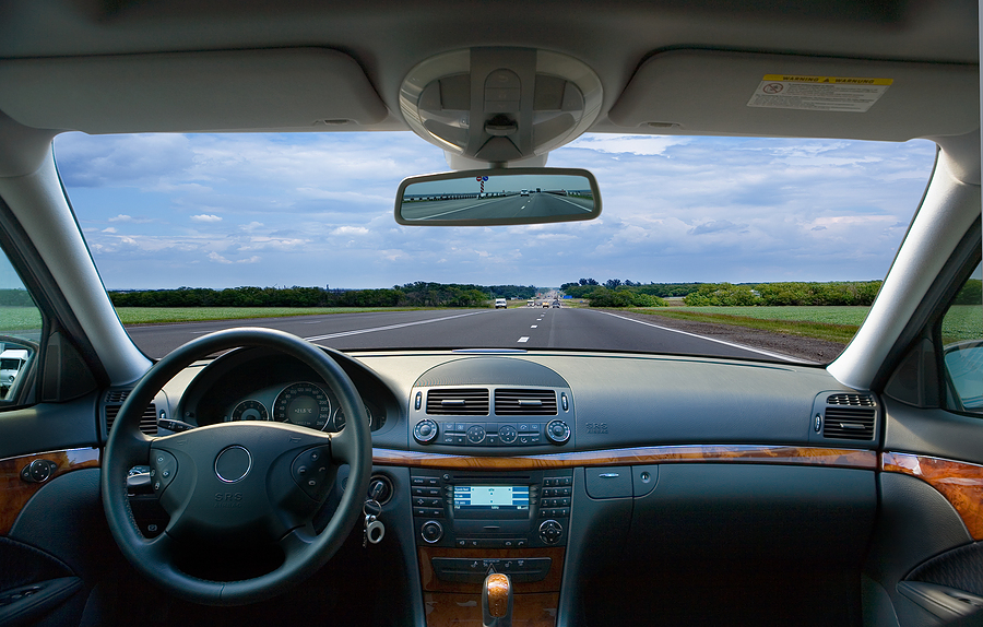car on road