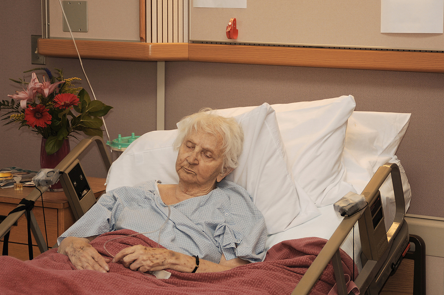 hospitalized senior
