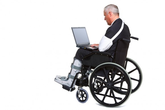injured businessman