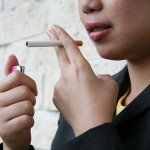 female smoker