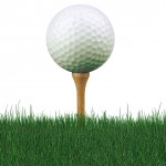 golf ball on tee