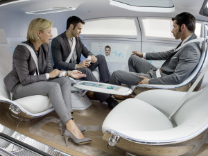 Mercedes-Benz autonomous car F 015 interior