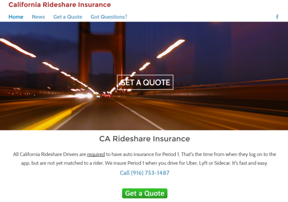 Patricia Ortiz, a Farmers agent in Elk Grove, commissioned a website, rideshare-insurance.com, to get the word out that she's selling a new ridesharing endorsement.