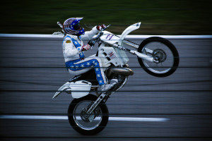  Robbie Knievel at Texas Motor Speedway on June 7. 2008. Photo by Royalbroil.  