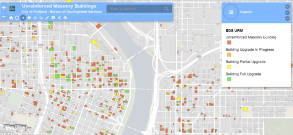 Portland URM Map