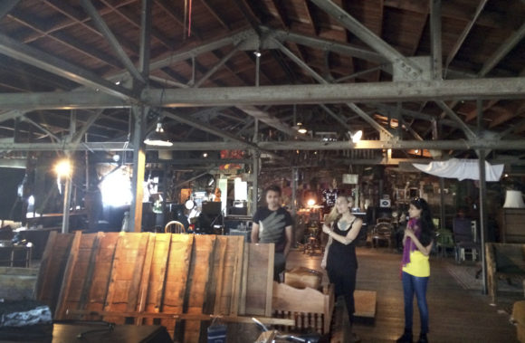 This 2014 photo provided shows the interior of a portion of the 'Ghost Ship' warehouse. Dozens of people have died at a party after a fire that started late Friday, Dec. 2, 2016, and swept through the building. Ajesh Shah via AP