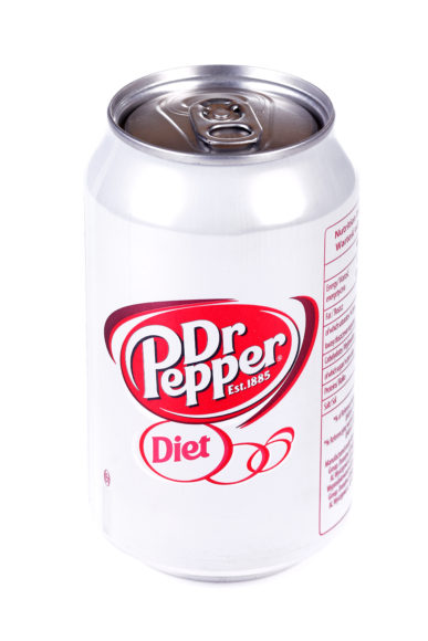 is aspartame in diet dr pepper