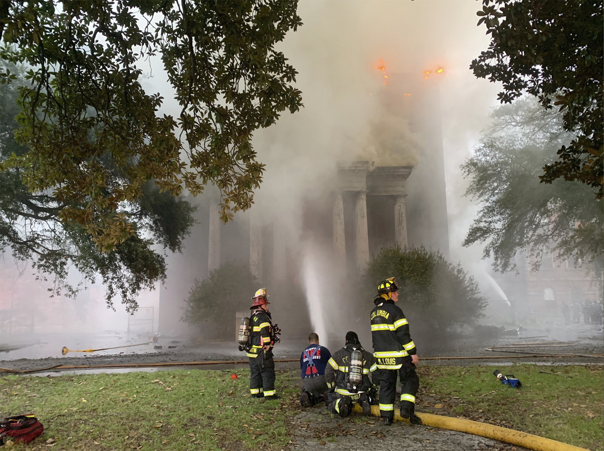 South Carolina historic mental institution destroyed by fire