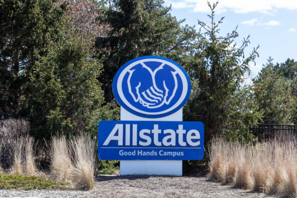 Northbrook, Illinois, USA - March 27, 2022: Allstate Headquarter