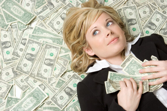 Woman in Cash