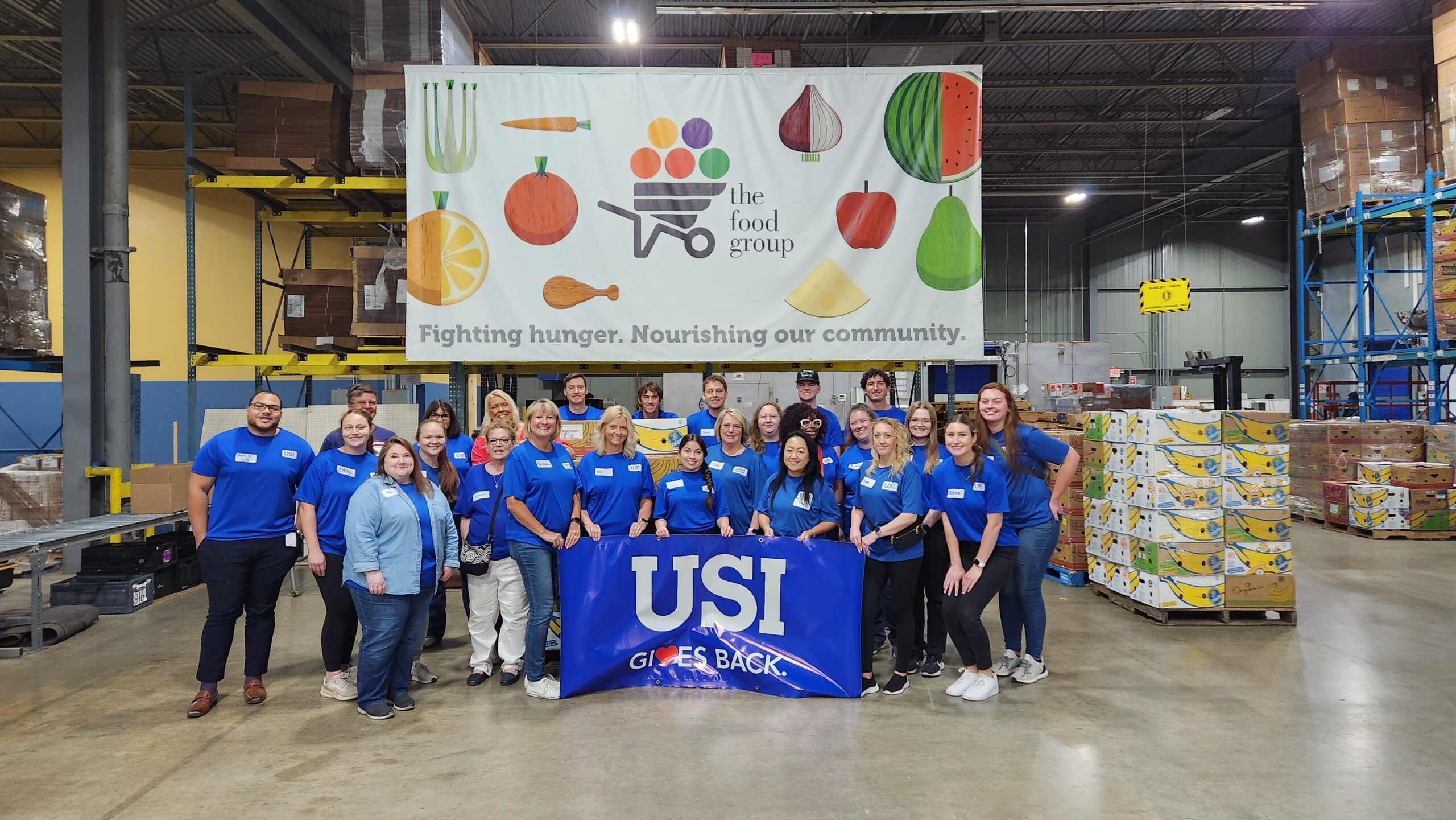 USI Gives Back Event