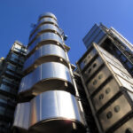 London, UK - March 2, 2010 : The Lloyd's Building in the heart of the financial district of London is the headquarters of the insurance firm Lloyd's Of London