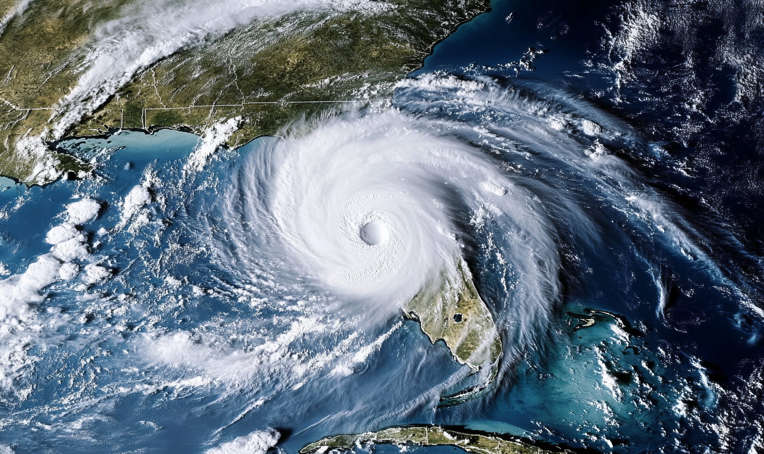 Hurricane Helene viewed from space over Florida