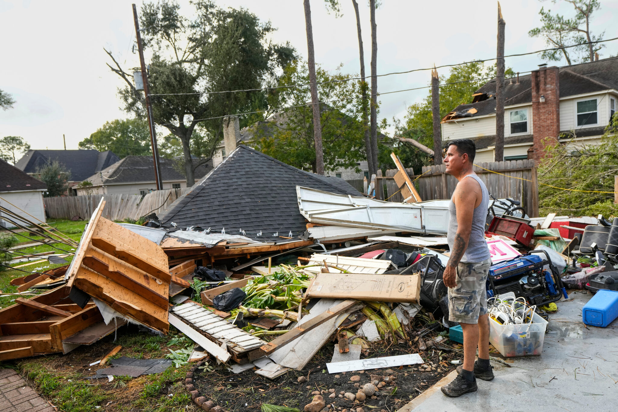Tornado Damages More than 100 Homes Near Houston