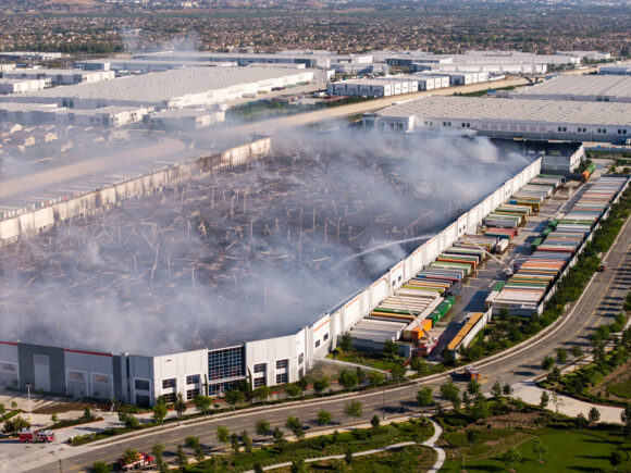 Toilet Paper Warehouse in California Destroyed by Fire; Employee Arrested