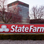 Bloomington, Illinois, USA - March 26, 2022: State Farm corporate headquarters in Bloomington, Illinois, USA. State Farm Insurance is a large group of mutual insurance companies throughout the United