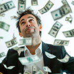 business person with money