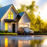 home and auto insurance concept