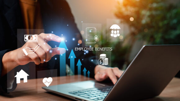 Employee Benefits and Compensation Strategy Concept. Employee be