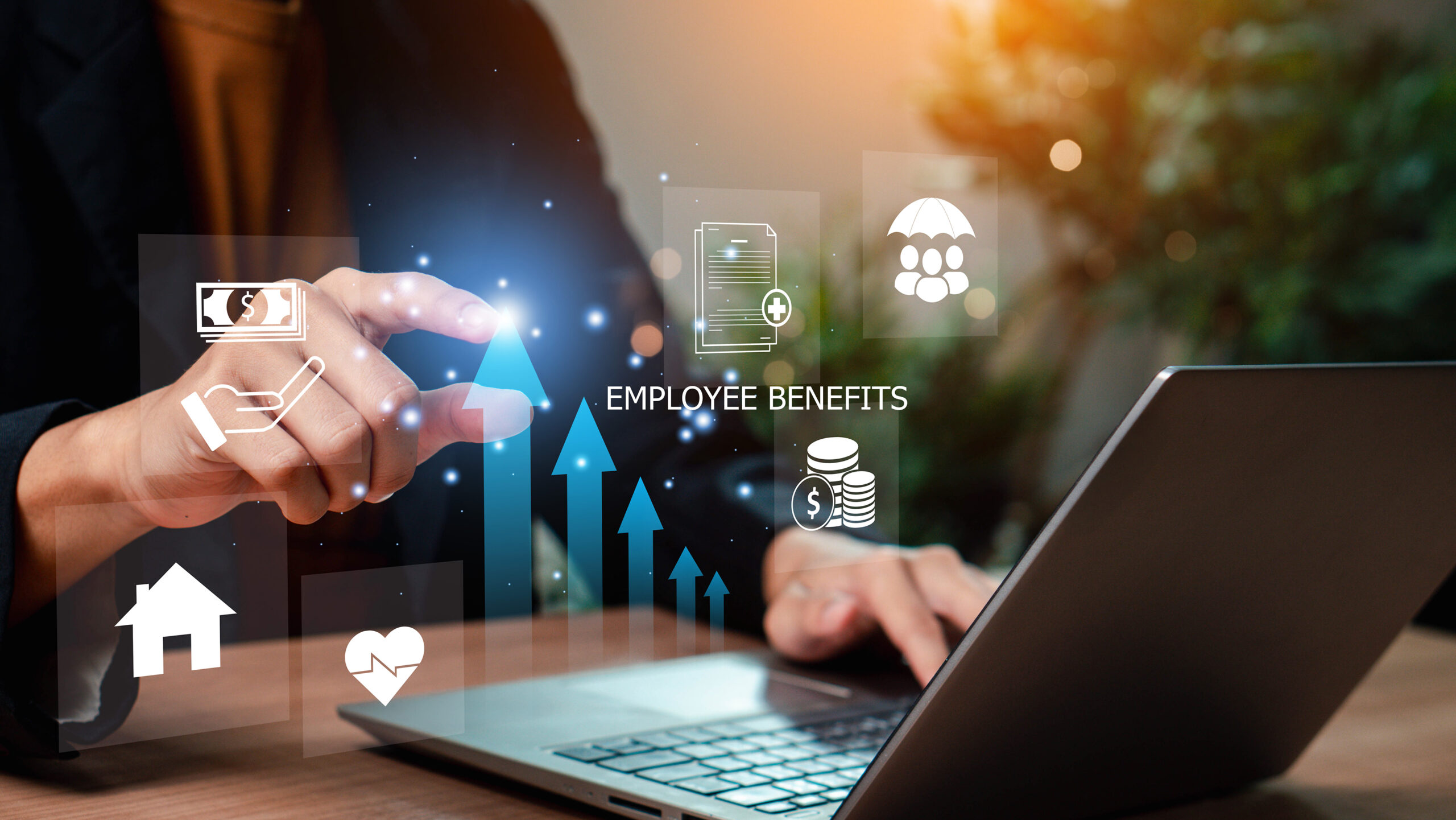 Employee Benefits and Compensation Strategy Concept. Employee be