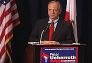 Gubernatorial candidate Peter Ueberroth