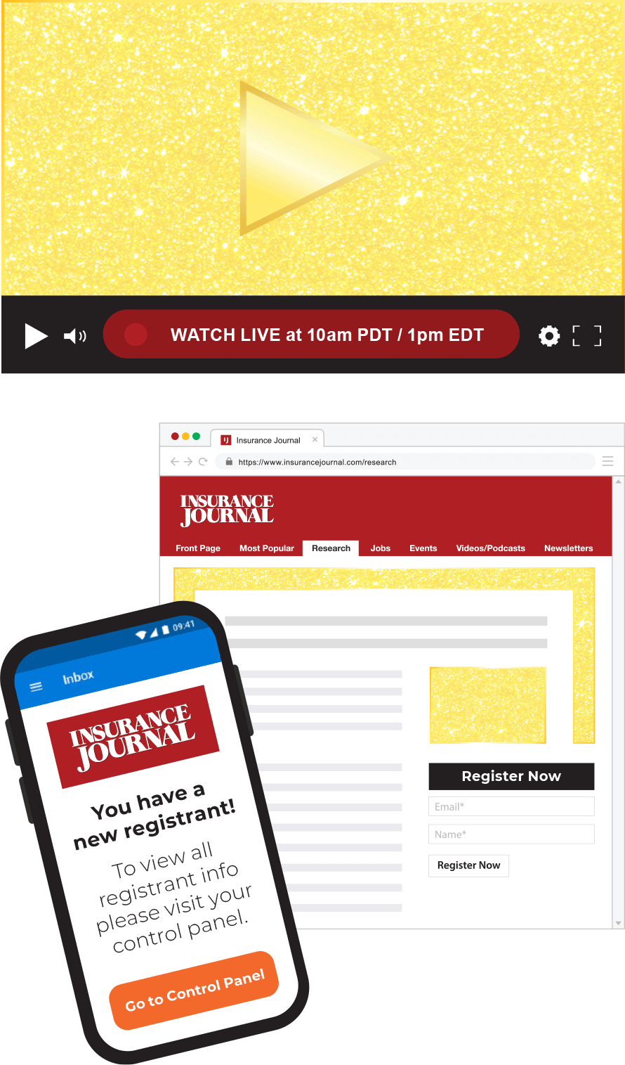 Insurance Journal Live Webinar Broadcasts