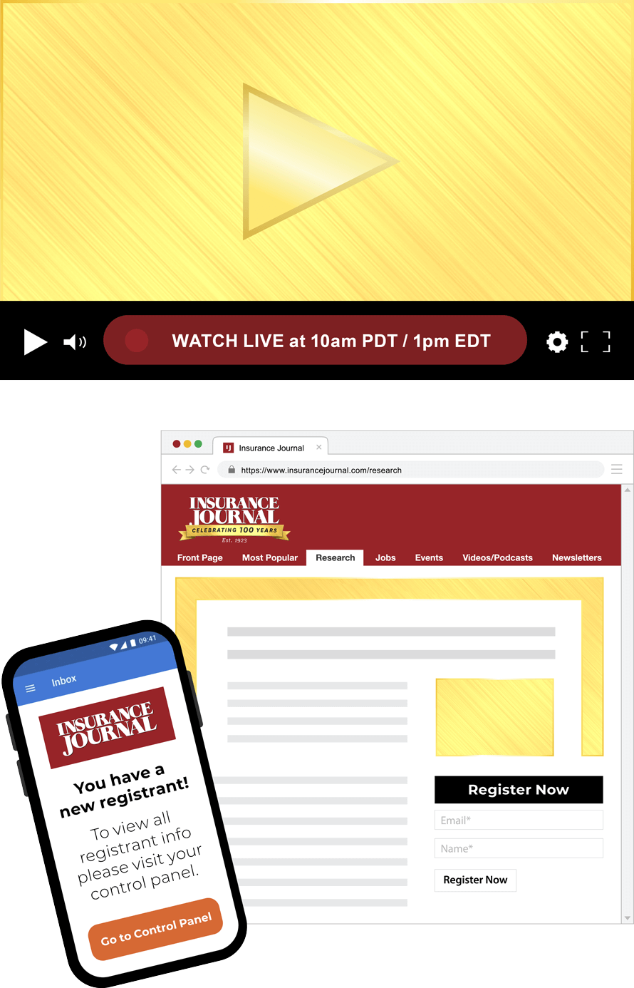 Insurance Journal Live Webinar Broadcasts