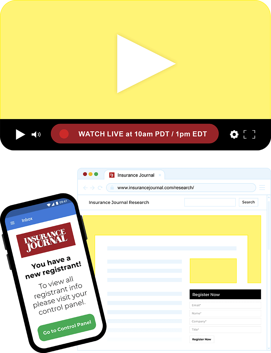 Insurance Journal Live Webinar Broadcasts
