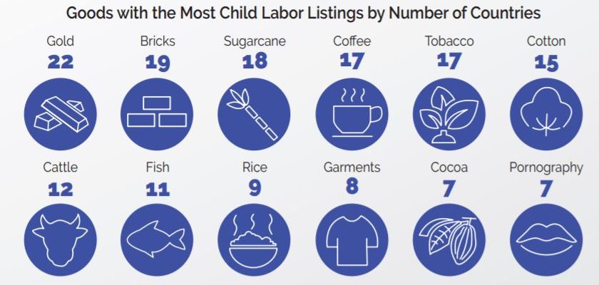 2020 List of Goods Produce by Child Labor and Forced Labor