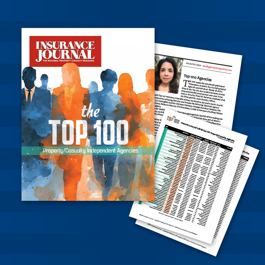 Insurance Journal’s Top 100 Independent P/C Agencies 2026