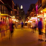 New Orleans, Bourbon Street at Night, skyline photography