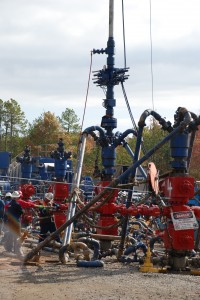 Fayettville Shale Fracking Site; Photo - USGS