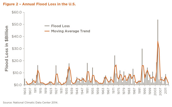 Annual Flood Loss in US